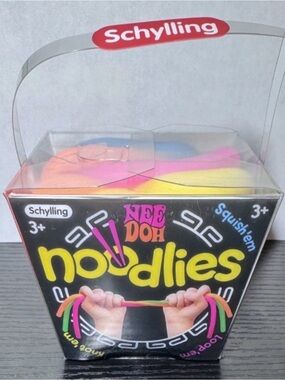 Schylling NeeDoh Noodlies Soft Squishy Toy - Multicolor